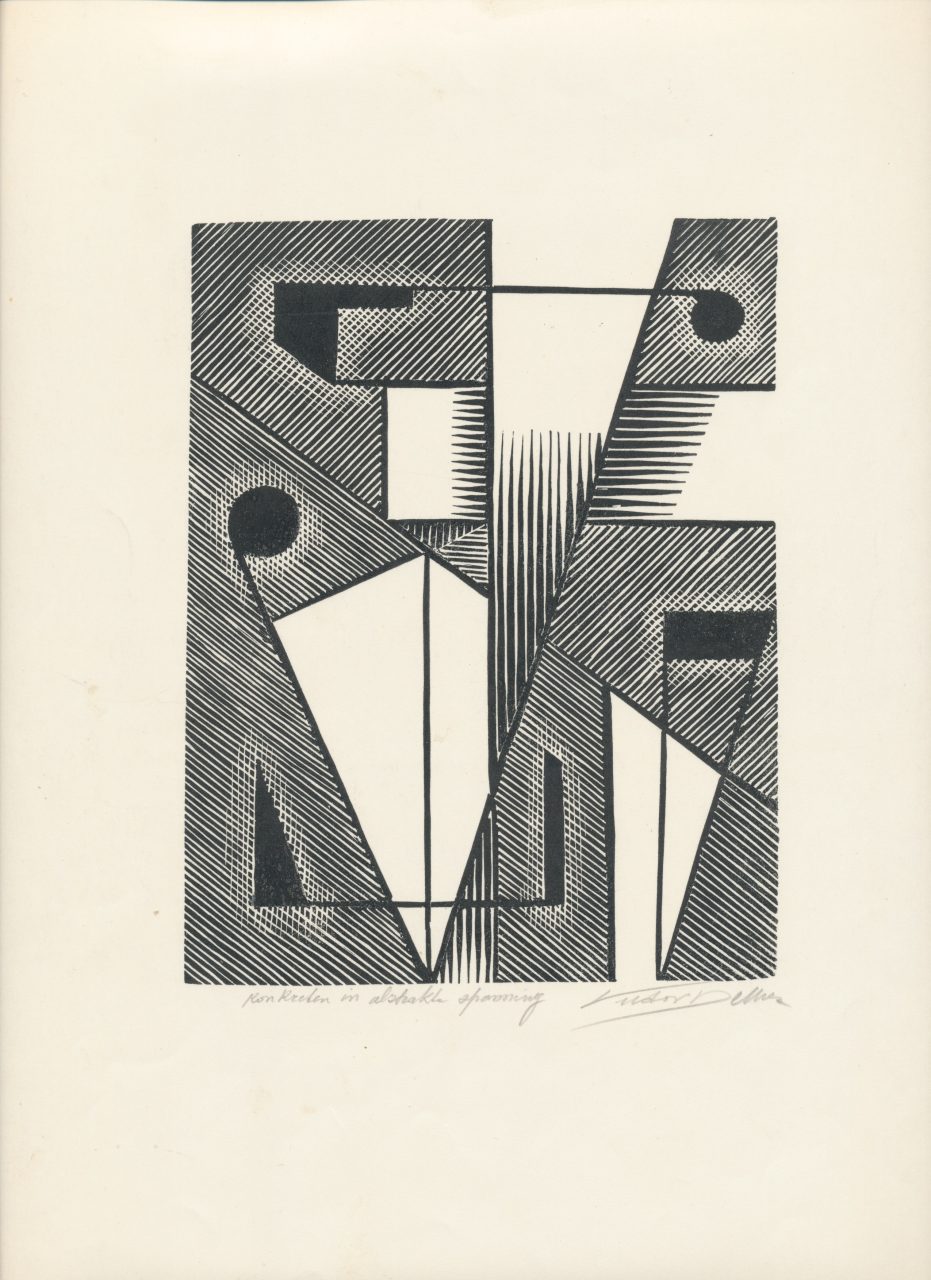 Victor Delhez, Konkreten in abstrakte spanning 01
