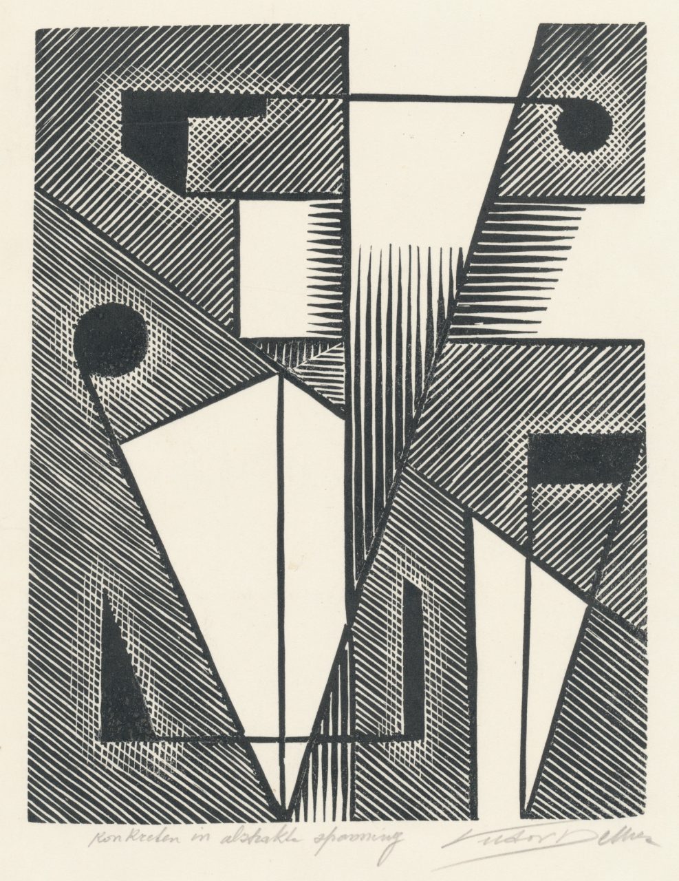 Victor Delhez, Konkreten in abstrakte spanning 02