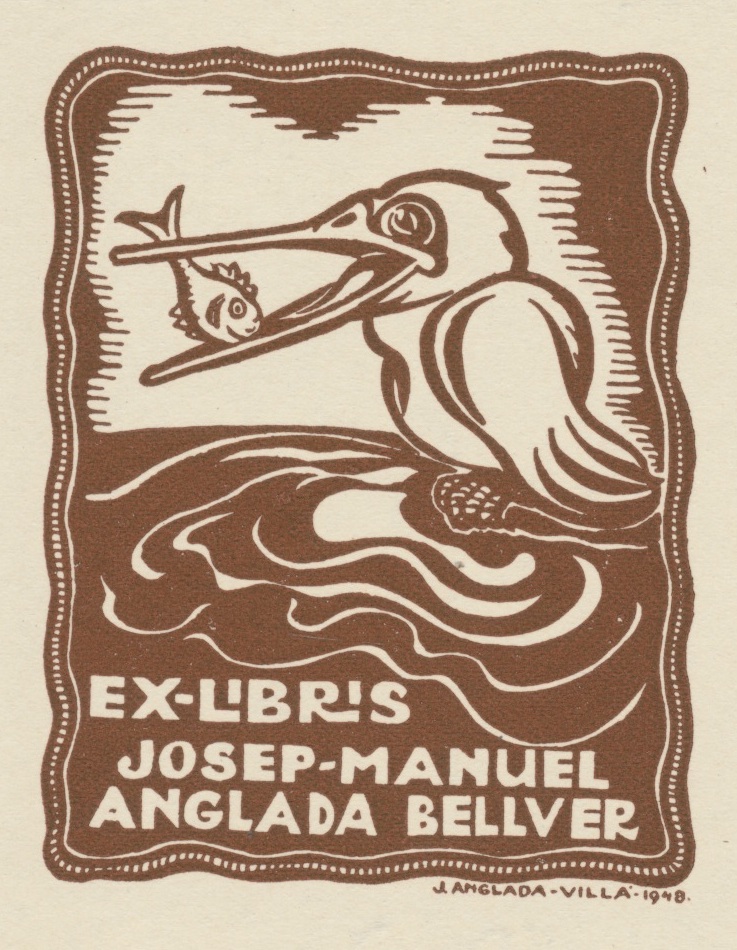 Ex Libris Josep-Manuel Anglada Bellver 5 euro 02